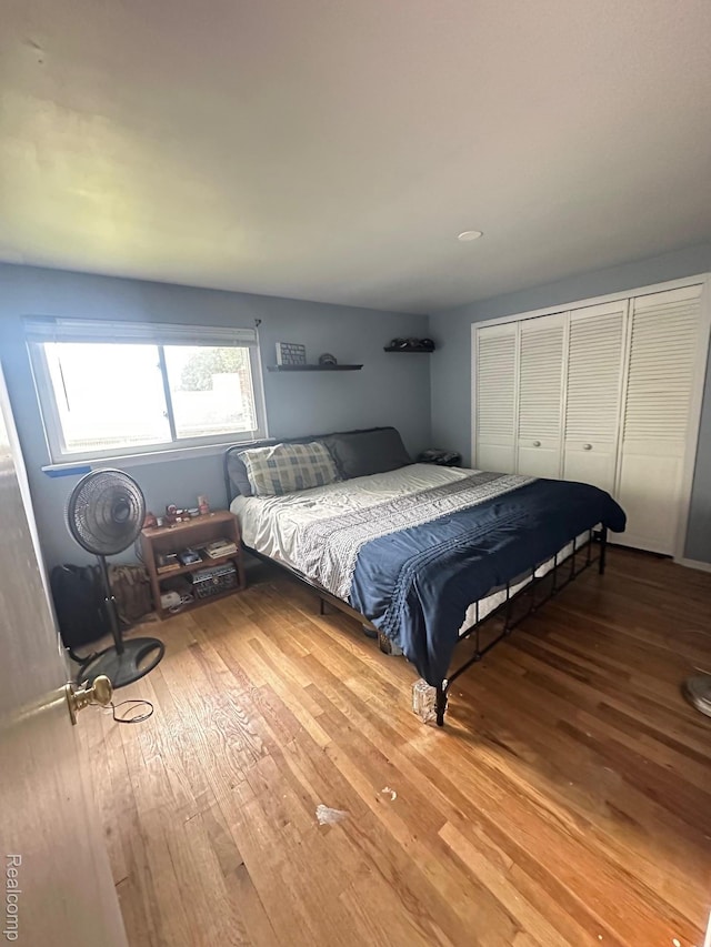 5076 Spring Well Ln, Grand Blanc, MI 48439 - bedroom featuring hardwood / wood-style flooring and a closet