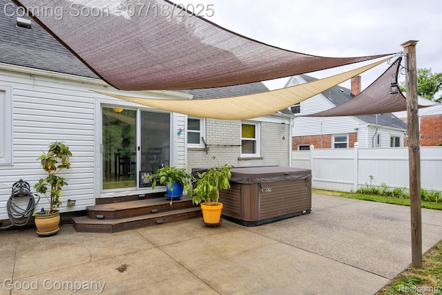 923 E 4th St, Royal Oak, MI 48067 - view of patio / terrace featuring a hot tub