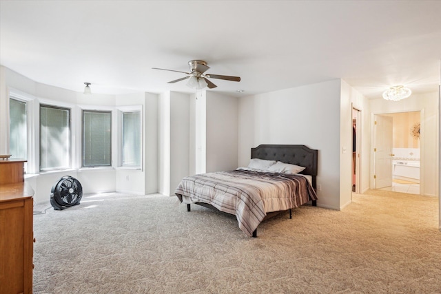 11 Geiger Ave, Battle Creek, MI 49037 - bedroom with carpet flooring and ceiling fan