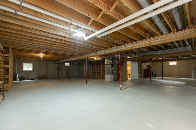 1803 Bell Rd, Niles, MI 49120 - below grade area with heating unit