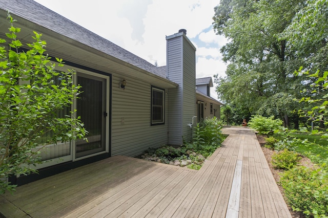 1803 Bell Rd, Niles, MI 49120 - view of wooden deck