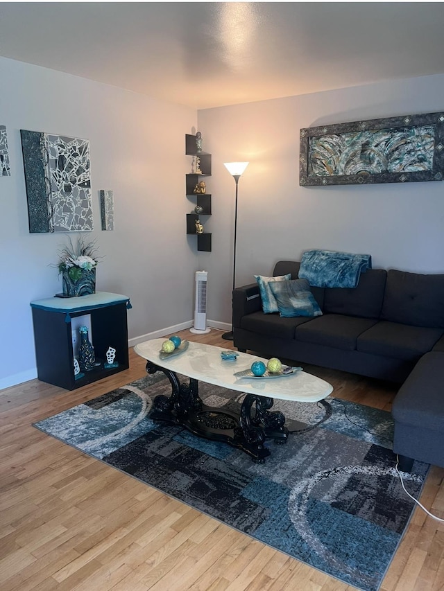 2032 Daron Pl, Flint, MI 48505 - living room with wood finished floors and baseboards
