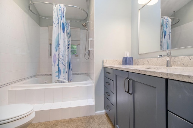 3542 Kirkaldy Cir, Portage, MI 49024 - full bath featuring tiled shower / bath and vanity