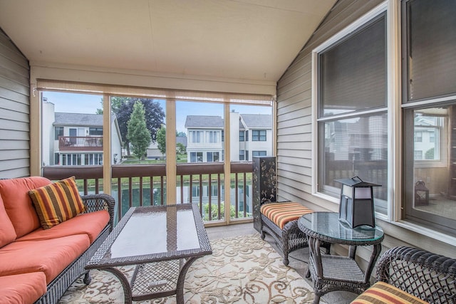 3542 Kirkaldy Cir, Portage, MI 49024 - sunroom with plenty of natural light and lofted ceiling