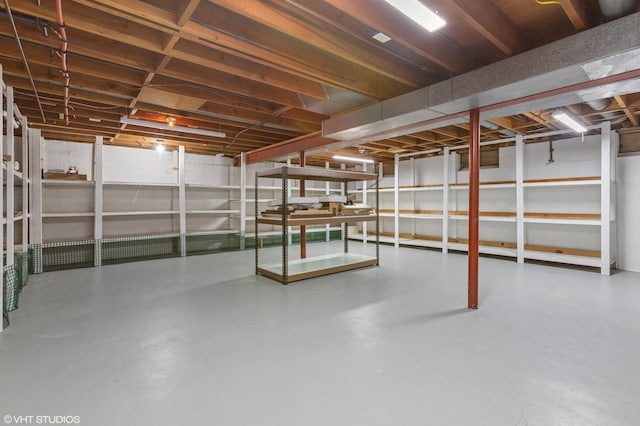 1320 S Manor Dr, Saint Joseph, MI 49085 - view of unfinished below grade area
