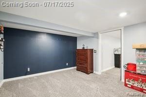 402 Thomas Ln, Grand Blanc, MI 48439 - finished below grade area with carpet floors and baseboards