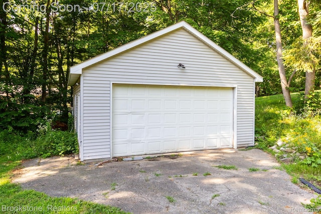 8808 Big Lake Rd, Clarkston, MI 48346 - view of detached garage