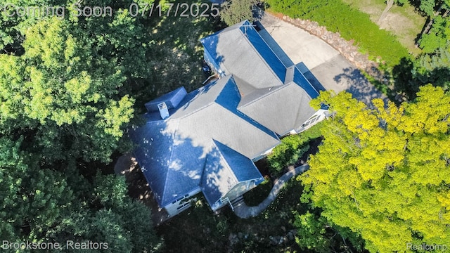 8808 Big Lake Rd, Clarkston, MI 48346 - view from above of property