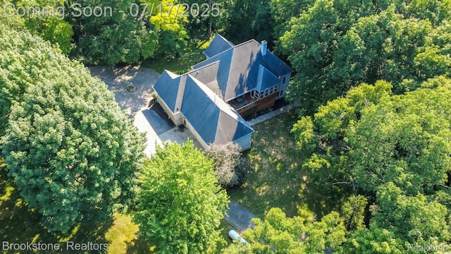 8808 Big Lake Rd, Clarkston, MI 48346 - aerial view of property and surrounding area