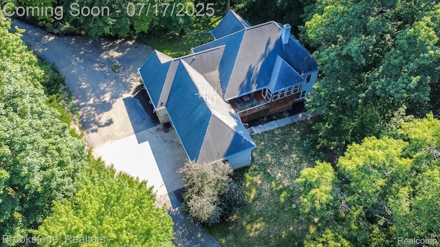 8808 Big Lake Rd, Clarkston, MI 48346 - view from above of property