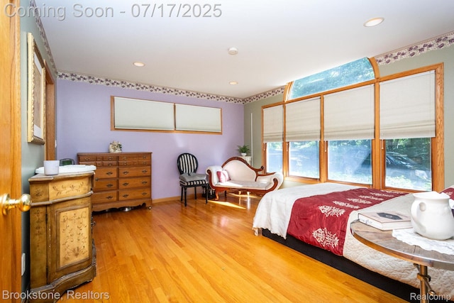 8808 Big Lake Rd, Clarkston, MI 48346 - bedroom featuring wood finished floors and recessed lighting