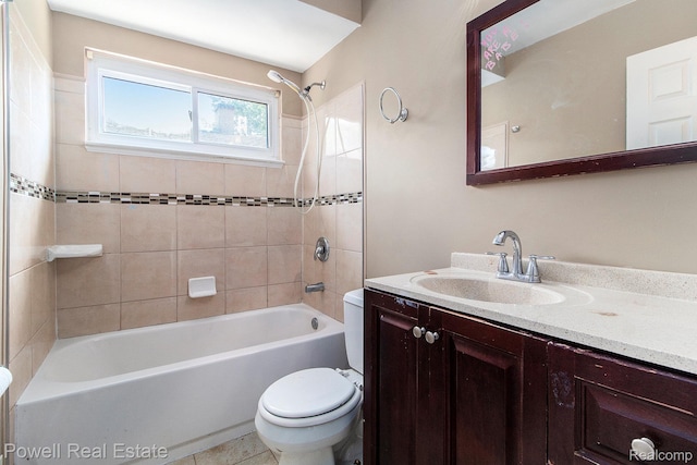 7642 Arcola Ave, Westland, MI 48185 - full bathroom featuring vanity and bathtub / shower combination