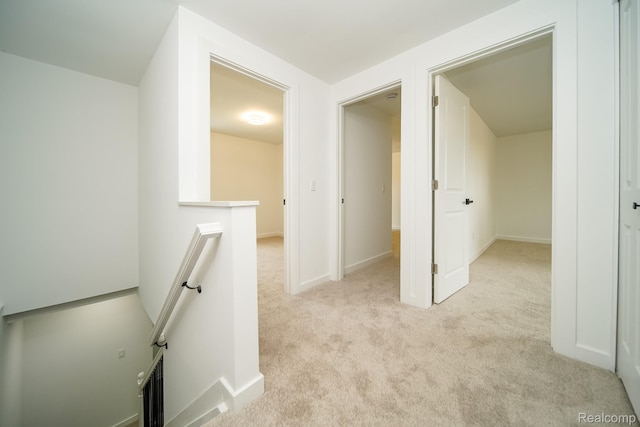 45293 Heatherwoode Ln, Macomb, MI 48044 - hall with an upstairs landing and carpet