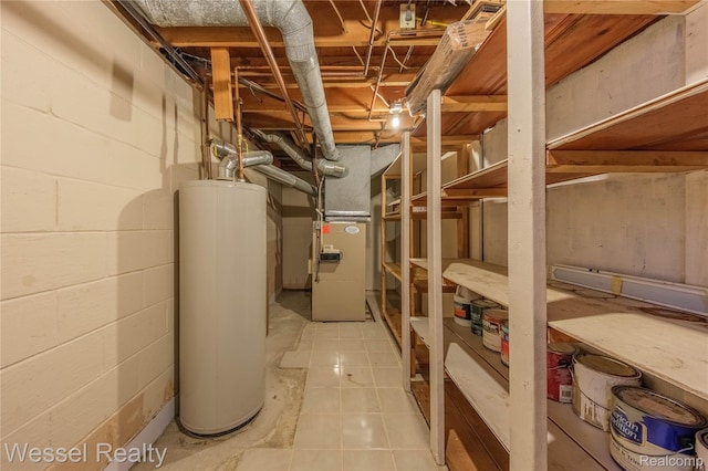 2465 Texter Rd, Leonard, MI 48367 - unfinished basement featuring water heater and heating unit