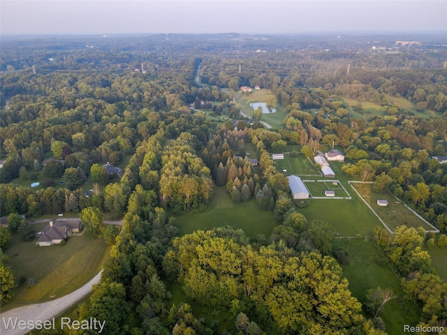 2465 Texter Rd, Leonard, MI 48367 - view of property location with a heavily wooded area