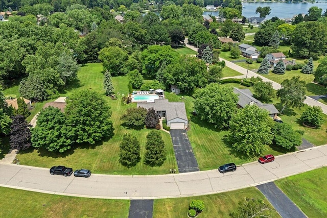 1683 Majon Dr, Highland, MI 48356 - drone / aerial view of a large body of water