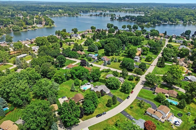 1683 Majon Dr, Highland, MI 48356 - view of property location featuring a large body of water and nearby suburban area