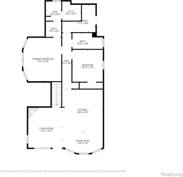 4301 Avery St, Detroit, MI 48208 - view of floor plan / room layout