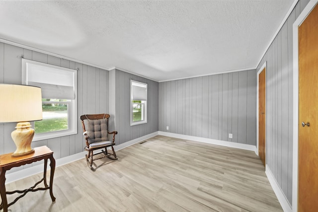 1533 E Munger Rd, Tecumseh, MI 49286 - sitting room featuring plenty of natural light, wood finished floors, and a textured ceiling