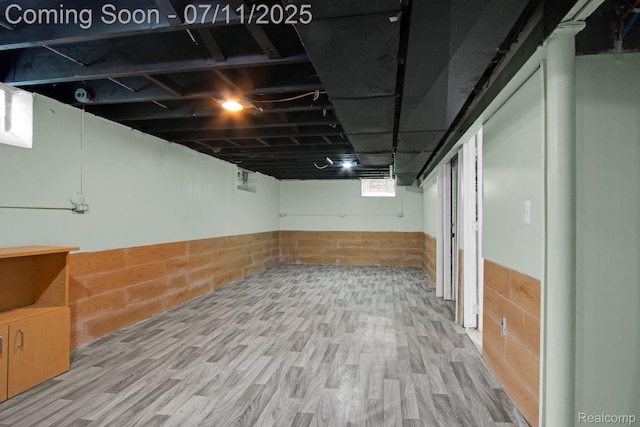 24370 Eureka Ave, Warren, MI 48091 - basement with wood finished floors