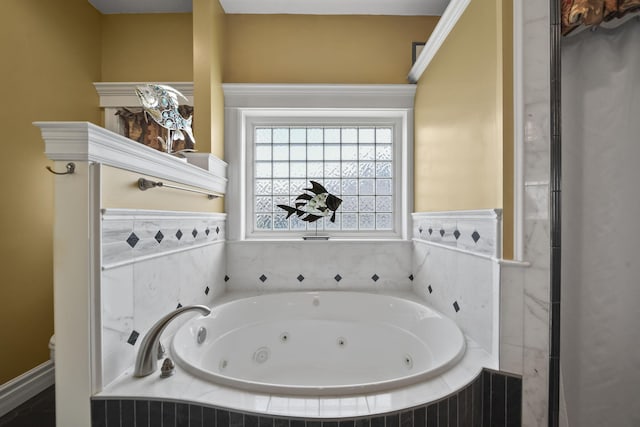8321 Odowling Dr, Onsted, MI 49265 - bathroom with a whirlpool tub and toilet
