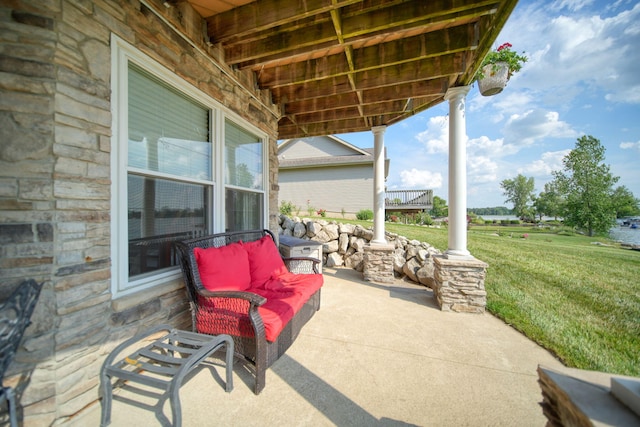 8321 Odowling Dr, Onsted, MI 49265 - view of patio