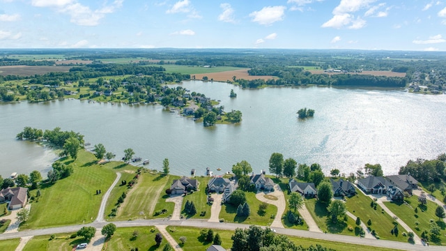 8321 Odowling Dr, Onsted, MI 49265 - aerial view of residential area with a nearby body of water