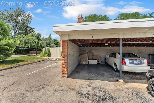 100 Billingsgate Ct, Bloomfield Hills, MI 48301 - view of covered parking lot