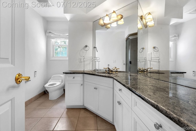 100 Billingsgate Ct, Bloomfield Hills, MI 48301 - full bath with vanity and tile patterned flooring