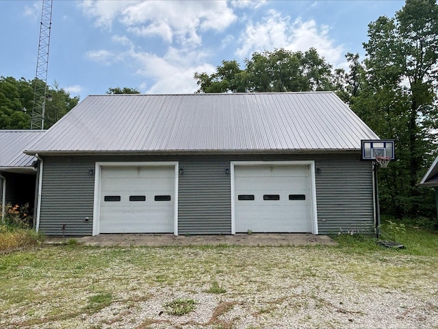 135 S Steer St, Addison, MI 49220 - view of detached garage