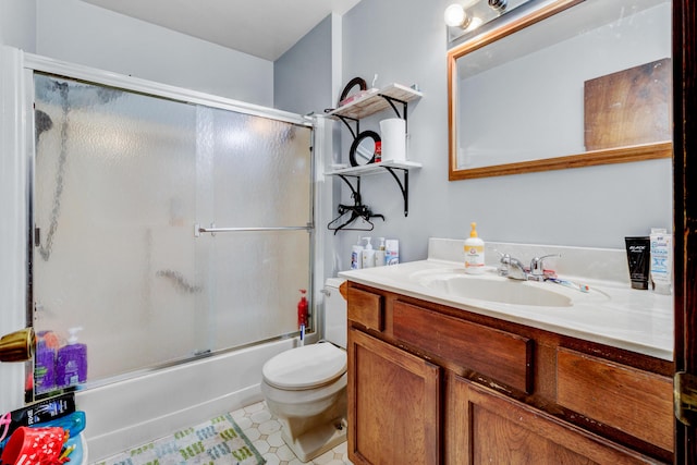 287-289 S Waverly Rd, Holland, MI 49423 - bathroom featuring vanity and shower / bath combination with glass door