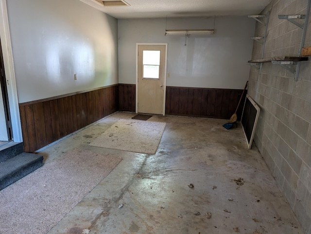 287-289 S Waverly Rd, Holland, MI 49423 - below grade area with a wainscoted wall and wood walls