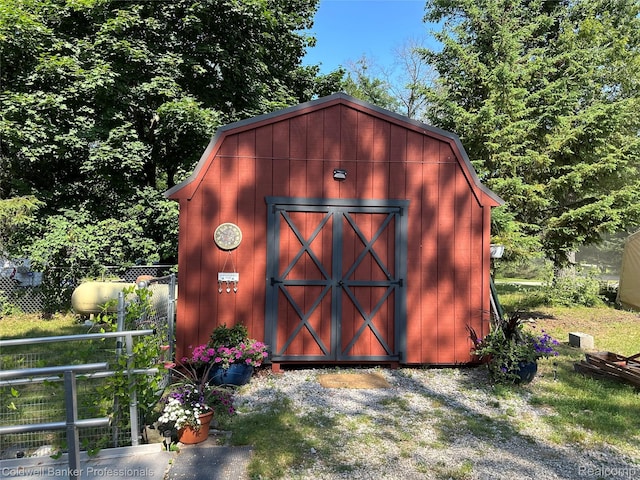 7351 Chain Lake Dr, South Branch, MI 48761 - view of shed