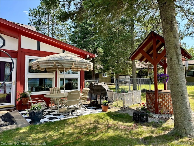 7351 Chain Lake Dr, South Branch, MI 48761 - view of yard with a patio area