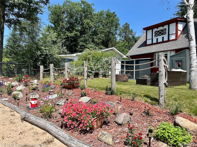 7351 Chain Lake Dr, South Branch, MI 48761 - view of yard