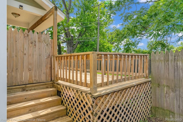 509 13th St, Port Huron, MI 48060 - view of wooden deck