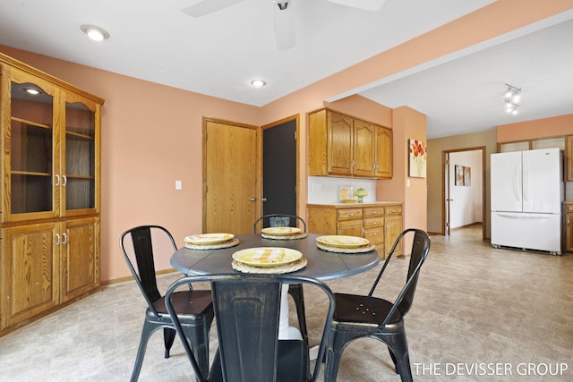 817 Central Ave, Holland, MI 49423 - dining room with ceiling fan and baseboards