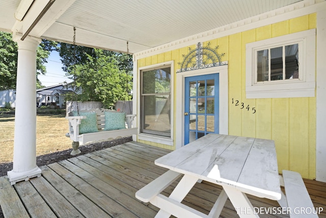 817 Central Ave, Holland, MI 49423 - view of wooden terrace