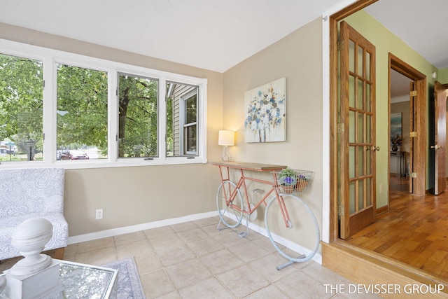 817 Central Ave, Holland, MI 49423 - sitting room featuring baseboards and tile patterned floors