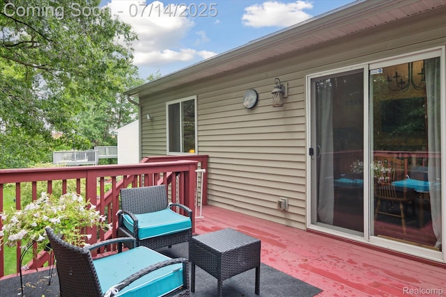 9481 Common Trl, Pinckney, MI 48169 - view of wooden deck