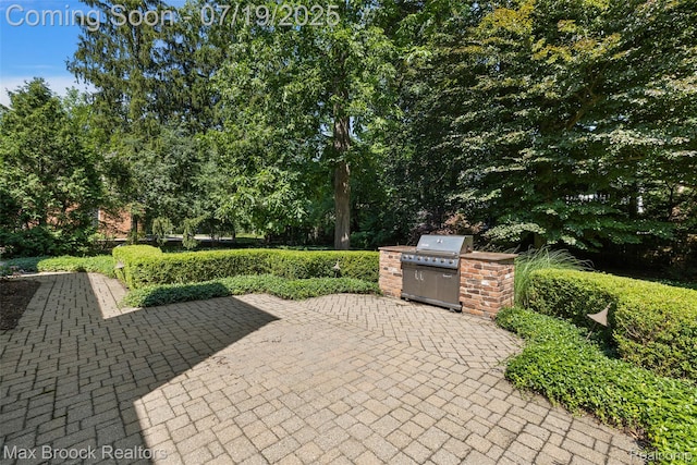 748 Waddington St, Bloomfield Hills, MI 48301 - view of patio / terrace with exterior kitchen