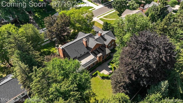 748 Waddington St, Bloomfield Hills, MI 48301 - aerial view of residential area