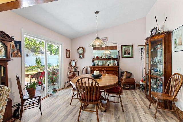 916 Hillcrest Dr, Adrian, MI 49221 - dining space featuring light wood finished floors