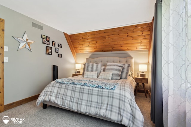 3078 Green Corners Rd, Lapeer, MI 48446 - carpeted bedroom featuring vaulted ceiling and baseboards