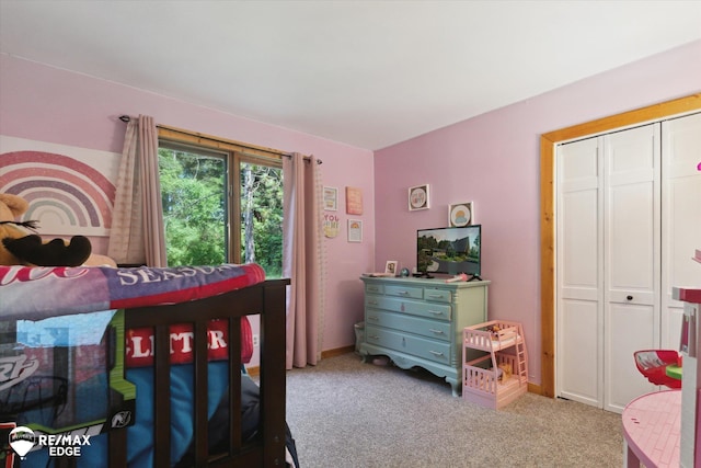 3078 Green Corners Rd, Lapeer, MI 48446 - bedroom featuring carpet and a closet