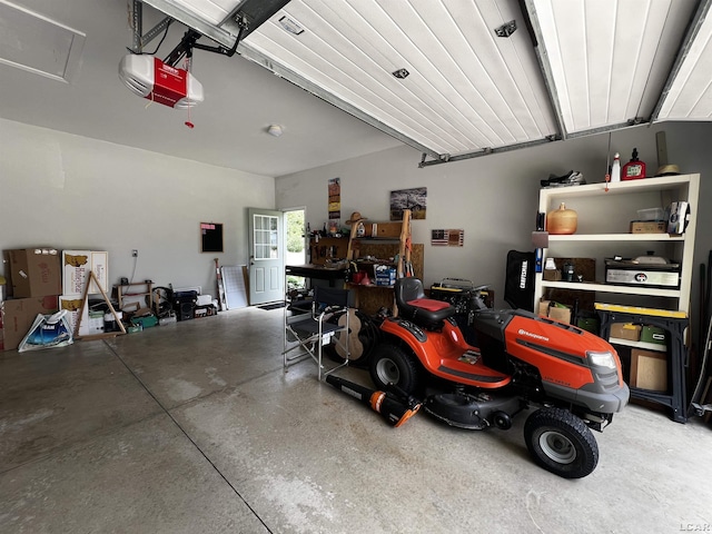 3118 Birch Run, Adrian, MI 49221 - garage featuring a garage door opener and electric panel
