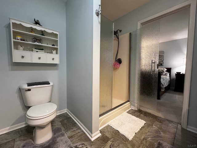 3118 Birch Run, Adrian, MI 49221 - ensuite bathroom featuring a stall shower and baseboards