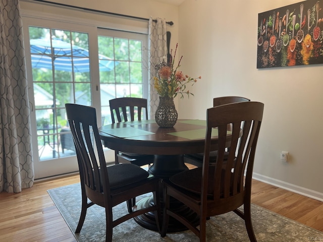 3118 Birch Run, Adrian, MI 49221 - dining space featuring light wood-style floors and baseboards