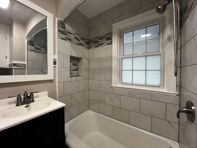 1370 University Ave, Adrian, MI 49221 - bathroom with bathtub / shower combination and vanity