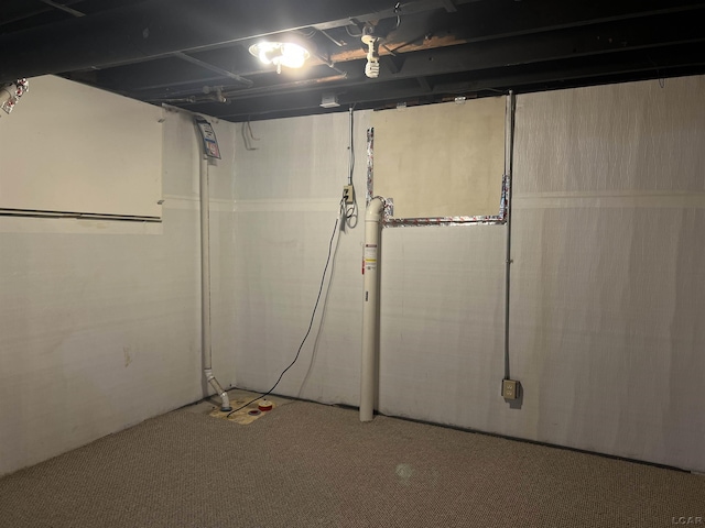 1370 University Ave, Adrian, MI 49221 - basement featuring carpet flooring
